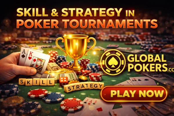 Skill and Strategy in Poker Tournaments